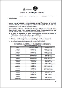 Edital Convocacao
